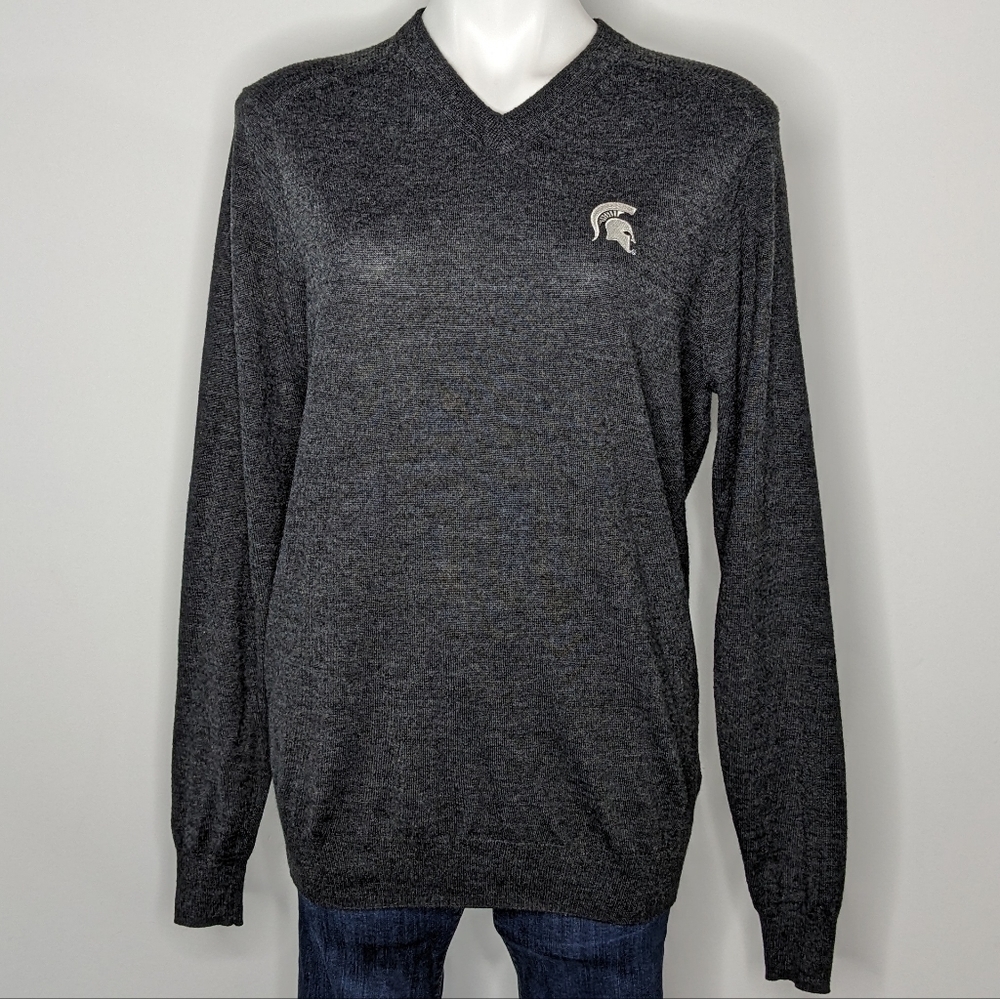 Nike Golf Tour Performance grey Michigan State University Spartans sweater M